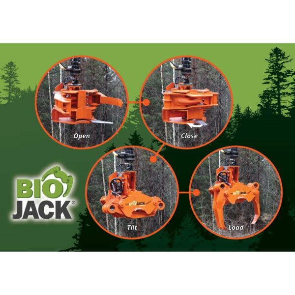 Biojack USA tree shear 230 for loaders 8